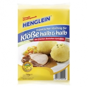 Real  Henglein Kloßteig fränkische Art, halb und halb frisch, jede 750-g-Pac