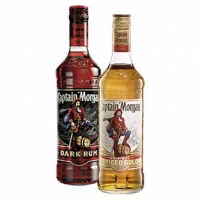 Real  Captain Morgan Spiced Gold 35 % Vol., jede 0,7-l-Flasche