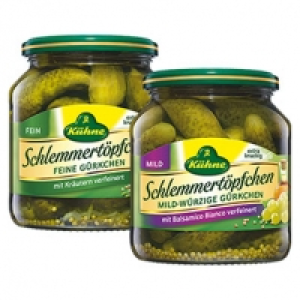 Kühne Schlemmertöpfchen versch. Sorten, jedes 580-ml-Glas/300 g Abtrop