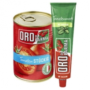 Real  Oro di Parma Tomaten, stückig oder passiert oder Tomatenmark versch. S