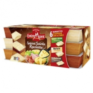 Real  Entremont Raclette Party Sortiment Raclette Scheiben jede 660-g-Packun