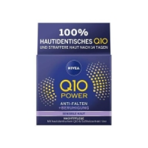 Rossmann Nivea Q10 Power Anti-Falten + Beruhigung Nachtpflege Sensitiv