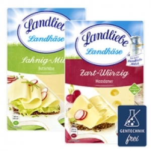 Landliebe Landkäse Deutscher Schnittkäse 45 % Fett i. Tr., versch. Sor