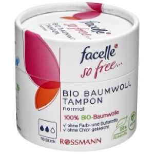 Facelle so free Bio Baumwoll Tampon normal