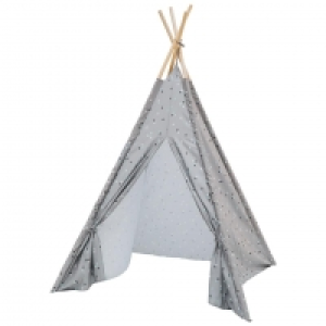Tipi-Zelt Smilla (hellgrau-mint, Dreiecke) 19.99 €