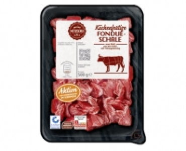 Aldi Süd  MEINE METZGEREI Kuchenfertige Fondue-Schale vom Rind