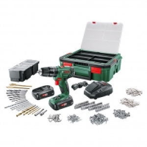 Bosch Akku-Schlagbohrschrauber PSB 1800 LI-2 mit 241-tlg. Systembox 149.00 €