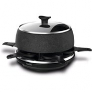 Euronics Tefal RE12C8 Cheese Raclette-Fondue-Set schwarz