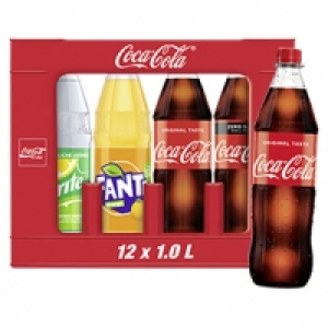 Coca-Cola, Fanta oder Sprite (koffeinhaltig), versch. Sorten, 12 x 1 L 0.75 €