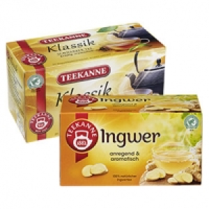 Teekanne Kräuter, Schwarz oder Früchtetee jede 20er = 45/70-g-Aufgussb