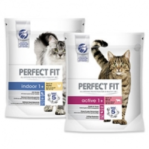 Real  Perfect Fit Katzen-Trockennahrung versch. Sorten, jede 750-g-Packung