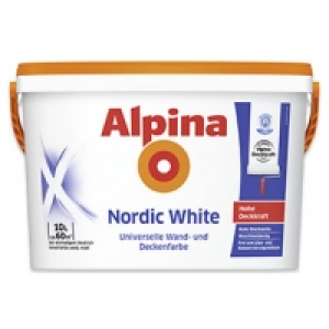 Alpina Nordic White 10 Liter, Reichweite: ca. 50 - 60 m²