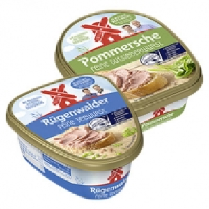 Rügenwalder Teewurst oder Leberwurst versch. Sorten, im Becher, jede 1 100.00 €