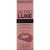 Rossmann Makeup Revolution Retro Luxe Lip Kit Metallic - In Waiting