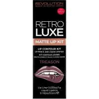 Rossmann Makeup Revolution Retro Luxe Lip Kit Matte - Treason