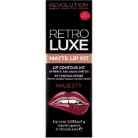 Rossmann Makeup Revolution Retro Luxe Lip Kit Matte - Majesty
