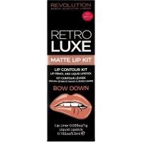 Rossmann Makeup Revolution Retro Luxe Lip Kit Matte - Bow Down