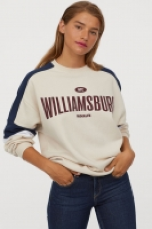  Sweatshirt mit Textmotiv 14.99 €