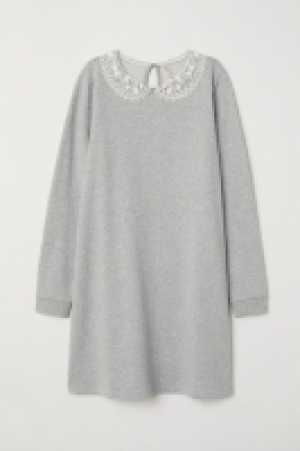 HM   Sweatkleid mit Kragen