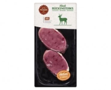 Aldi Süd  MEINE METZGEREI Hirsch Ruckensteaks