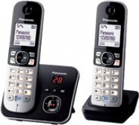 Euronics Panasonic KX-TG6822GB Schnurlostelefon mit Anrufbeantworter schwarz