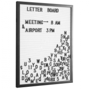Dänisches Bettenlager  Letter-Board (290 Zeichen)
