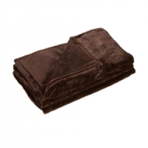 XXL-Flanell-Kuscheldecke (220x240, braun) 19.99 €