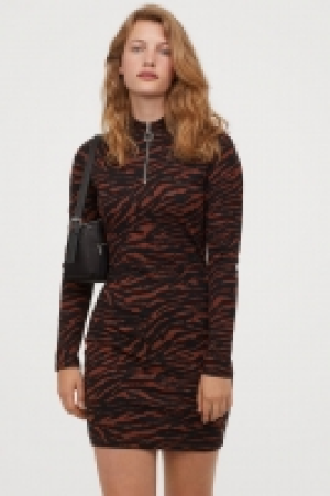 HM   Jerseykleid mit Stehkragen