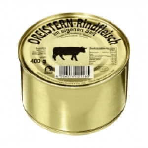 Rindfleisch oder Schweinefleisch versch. Sorten, jede 400-g-Dose