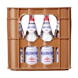 Aquintus Mineralwasser versch. Sorten, 12 x 0,7 Liter, jeder Kasten (+