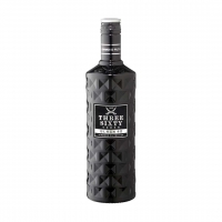 Real  Three Sixty Vodka Black 42 % Vol., jede 0,7-l-Flasche