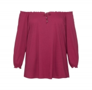 Damen-Shirt mit weitem Carmen-Ausschnitt, große Größen 4.19 €