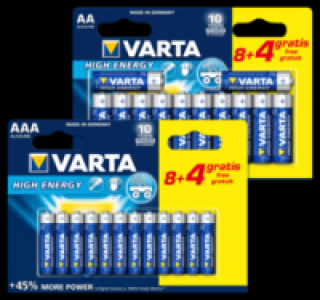 VARTA Batterien HIGH ENERGY 4.99 €