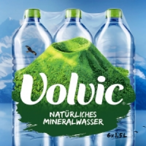 Volvic Naturelle, Leichtperlig 6 x 1,5 Liter oder Volvic Naturelle 8 L 0.39 €