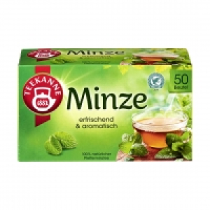 Teekanne Früchtetee oder Kräutertee versch. Sorten, jede 50er = 112,5/ 100.00 €