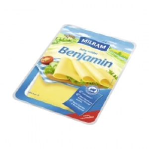 Milram Benjamin Gouda oder Burlander herzhaft würzig Deutscher Schnitt