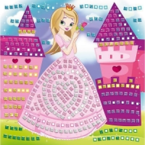 Ursus Moosgummi Mosaik Glitter Prinzessin