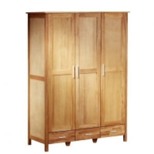 Kleiderschrank New Oak (3-türig, Eiche, geölt) 449.95 €