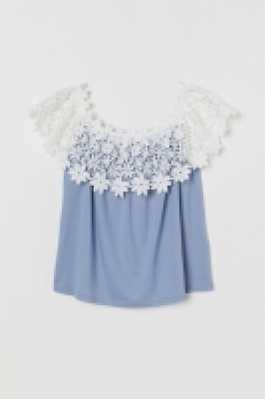 HM   Off-Shoulder-Shirt mit Spitze