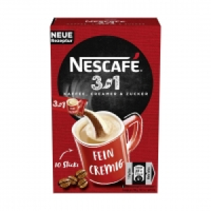 Nescafé Sticks löslicher Kaffee 2in1 oder 3in1 jede 10er=165/80-g-Pack 100.00 €