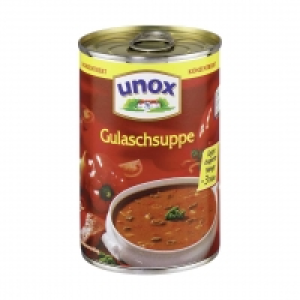 Real  Unox Ochsenschwanzsuppe oder Gulaschsuppe konzentriert und weitere Sor