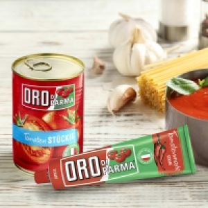 Real  Oro di Parma Tomaten stückig oder passiert versch. Sorten, jede 400-g-