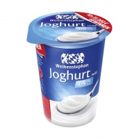 Real  Weihenstephan Frischer Joghurt 0,1/1,5/3,5 % Fett, jeder 500-g-Becher