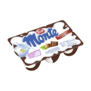 Real  Zott Monte Milch-Dessert + Schoko oder Milch Creme jede 6 x 55 g = 330