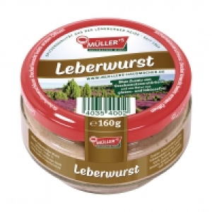 Müller´s Hausmacher Wurst versch. Sorten, jedes 160-g-Glas