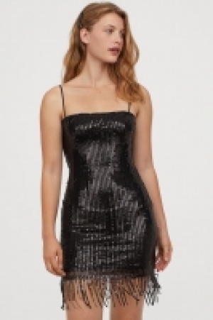  Paillettenkleid mit Fransen 9.99 €