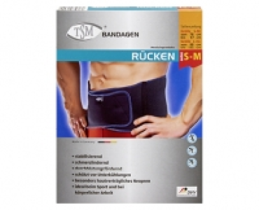 TSM® Bandagen, Rücken