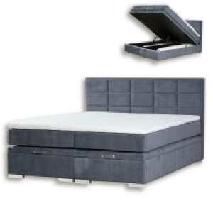 Boxspringbett - grau - H3 - 180x200 cm 1,399.00 €