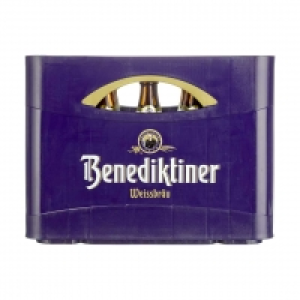 Benediktiner Hell oder Weißbier 20 x 0,5 Liter, jeder Kasten (+ 3,10 P