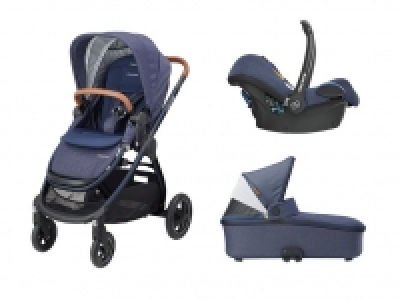 Lidl  Maxi-Cosi Kinderwagen Adorra + Oria Babywanne + Babyschale Cabrio Fix 